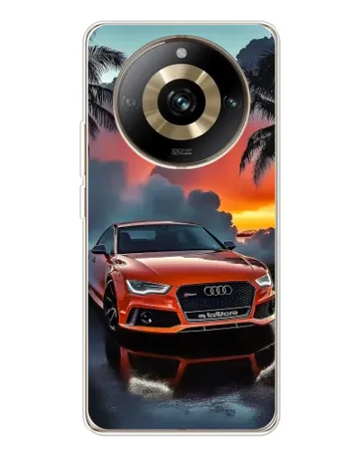 Чехол для Realme 11 Pro 5G с картинкой «Audi — закат»