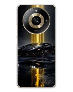 Чехол для Realme 11 Pro 5G с картинкой «Ночной Lamborghini драйв»