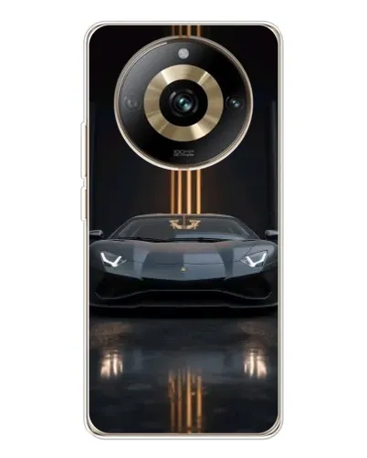 Чехол для Realme 11 Pro 5G с картинкой «Lamborghini золотые линии» Чехол для Realme 11 Pro 5G с картинкой «Lamborghini золотые линии»