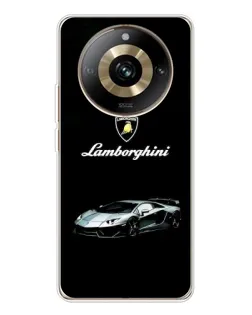 Чехол для Realme 11 Pro 5G с картинкой «Логотип Lamborghini классика»