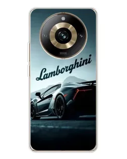 Чехол для Realme 11 Pro 5G с картинкой «Классическая надпись Lamborghini»