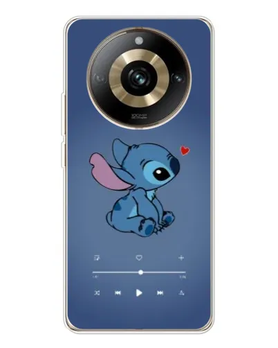 Чехол для Realme 11 Pro 5G с картинкой «Музыкальный Stitch»