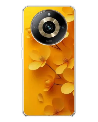 Чехол для Realme 11 Pro 5G с картинкой «Золотые лепестки» Чехол для Realme 11 Pro 5G с картинкой «Золотые лепестки»