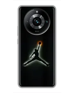 Чехол для Realme 11 Pro Plus с картинкой «Jordan Gradient Logo»