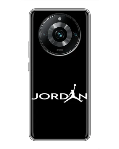 Чехол для Realme 11 Pro Plus с картинкой «Jordan White Logo»