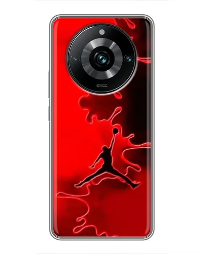 Чехол для Realme 11 Pro Plus с картинкой «Jordan Red Smoke»