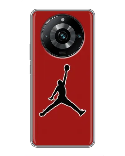 Чехол для Realme 11 Pro Plus с картинкой «Jordan Red Back»