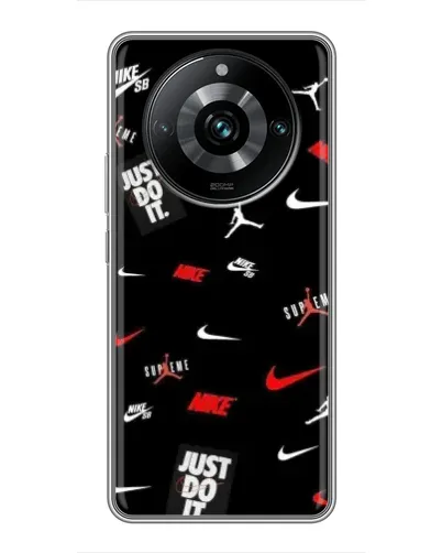 Чехол для Realme 11 Pro Plus с картинкой «Nike Mix Pattern»