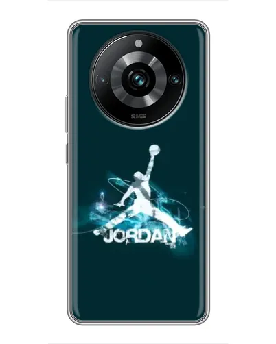 Чехол для Realme 11 Pro Plus с картинкой «Jordan Blue Fire»