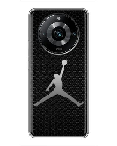 Чехол для Realme 11 Pro Plus с картинкой «Jordan Dark Carbon»