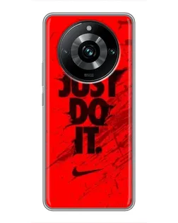 Чехол для Realme 11 Pro Plus с картинкой «Nike Just Do It»