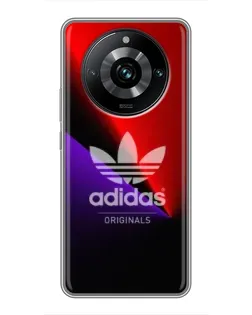 Чохол для Realme 11 Pro Plus з картинкою «Adidas Red Neon» Чохол для Realme 11 Pro Plus з картинкою «Adidas Red Neon»