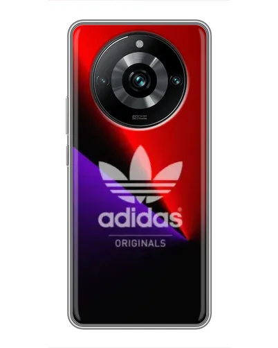 Чохол для Realme 11 Pro Plus з картинкою «Adidas Red Neon» Чохол для Realme 11 Pro Plus з картинкою «Adidas Red Neon»