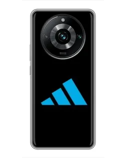 Чохол для Realme 11 Pro Plus з картинкою «Adidas Cyan Logo»