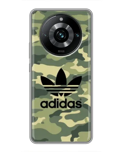 Чохол для Realme 11 Pro Plus з картинкою «Мілітарі стиль Adidas» Чохол для Realme 11 Pro Plus з картинкою «Мілітарі стиль Adidas»