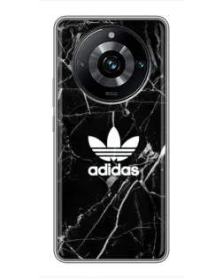 Чохол для Realme 11 Pro Plus з картинкою «Білий мармур Adidas»