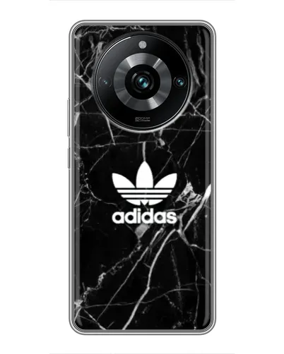 Чохол для Realme 11 Pro Plus з картинкою «Білий мармур Adidas» Чохол для Realme 11 Pro Plus з картинкою «Білий мармур Adidas»