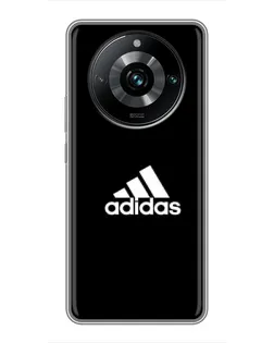 Чохол для Realme 11 Pro Plus з картинкою «Чорна класика Adidas»
