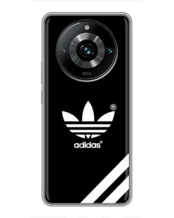 Чохол для Realme 11 Pro Plus з картинкою «Adidas з діагональними смугами»