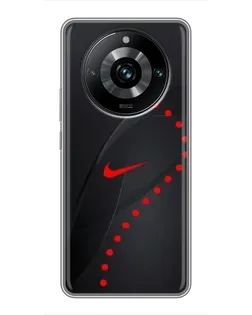 Чохол для Realme 11 Pro Plus з картинкою «Абстрактний дизайн Nike»