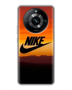 Чохол для Realme 11 Pro Plus з картинкою «Nike — вечірній горизонт»