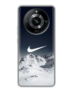 Чохол для Realme 11 Pro Plus з картинкою «Nike — зимові гори»