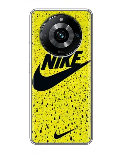 Чохол для Realme 11 Pro Plus з картинкою «Жовтий текстурний Nike» Чохол для Realme 11 Pro Plus з картинкою «Жовтий текстурний Nike»