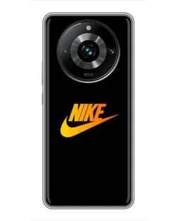 Чохол для Realme 11 Pro Plus з картинкою «Золотий логотип Nike»