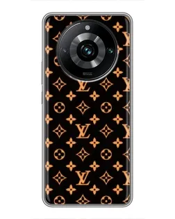 Чехол для Realme 11 Pro Plus с картинкой «Золотая монограмма LV»