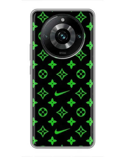 Чехол для Realme 11 Pro Plus с картинкой «Неоновый принт LV»