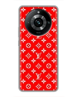 Чехол для Realme 11 Pro Plus с картинкой «Яркий паттерн LV»