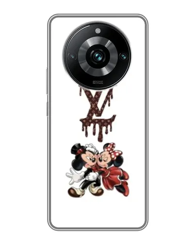 Чехол для Realme 11 Pro Plus с картинкой «LV и Микки Маус»