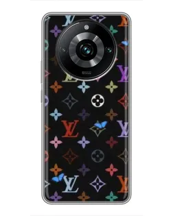 Чехол для Realme 11 Pro Plus с картинкой «Цветная монограмма LV»