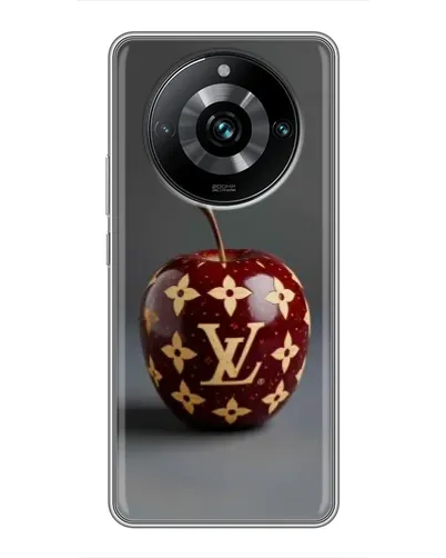 Чехол для Realme 11 Pro Plus с картинкой «Красное яблоко LV»