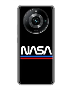 Чохол для Realme 11 Pro Plus з картинкою «NASA — класика Red Blue»