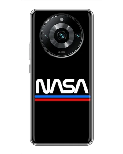 Чохол для Realme 11 Pro Plus з картинкою «NASA — класика Red Blue» Чохол для Realme 11 Pro Plus з картинкою «NASA — класика Red Blue»