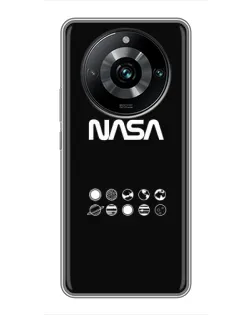 Чохол для Realme 11 Pro Plus з картинкою «NASA — технічний принт»