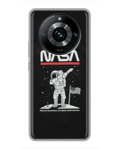 Чохол для Realme 11 Pro Plus з картинкою «NASA — крокуємо по Місяцю» Чохол для Realme 11 Pro Plus з картинкою «NASA — крокуємо по Місяцю»