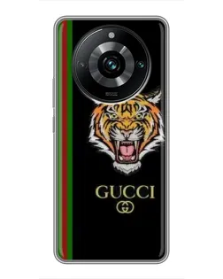 Чехол для Realme 11 Pro Plus с картинкой «Тигр Gucci»