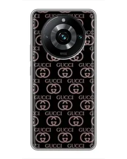 Чехол для Realme 11 Pro Plus с картинкой «Классическая монограмма Gucci»
