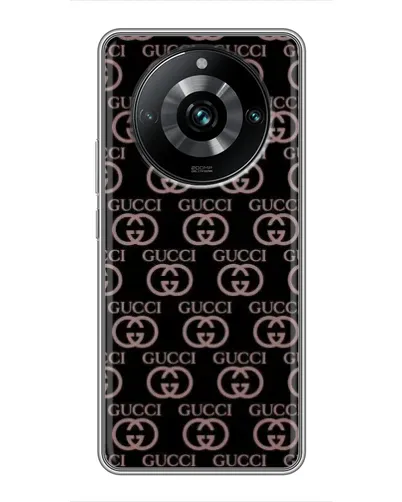 Чехол для Realme 11 Pro Plus с картинкой «Классическая монограмма Gucci»