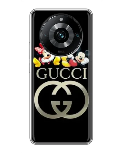 Чехол для Realme 11 Pro Plus с картинкой «Gucci — герои Disney»
