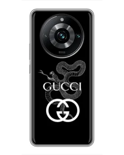 Чехол для Realme 11 Pro Plus с картинкой «Gucci — серебряная змея»