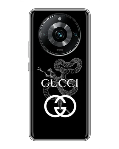 Чехол для Realme 11 Pro Plus с картинкой «Gucci — серебряная змея»