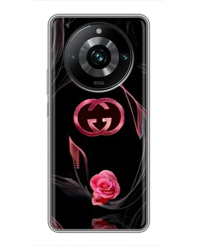 Чехол для Realme 11 Pro Plus с картинкой «Gucci — неоновая роза»