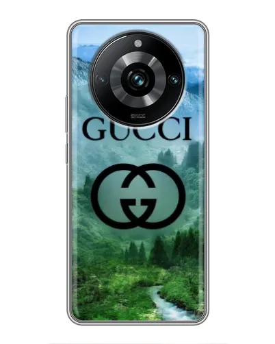 Чехол для Realme 11 Pro Plus с картинкой «Gucci — горный пейзаж»
