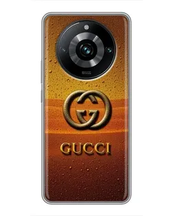 Чохол для Realme 11 Pro Plus з картинкою «Gucci — сонячний градієнт» Чохол для Realme 11 Pro Plus з картинкою «Gucci — сонячний градієнт»