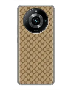 Чохол для Realme 11 Pro Plus з картинкою «Gucci — класичний беж» Чохол для Realme 11 Pro Plus з картинкою «Gucci — класичний беж»