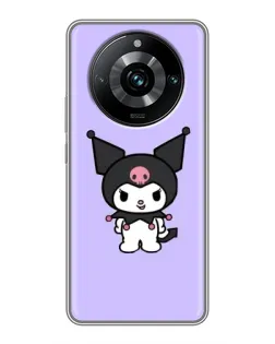 Чехол для Realme 11 Pro Plus с картинкой «Kuromi — нежный фиолетовый»