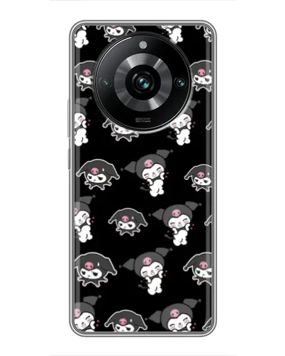 Чехол для Realme 11 Pro Plus с картинкой «Черный паттерн Kuromi» Чехол для Realme 11 Pro Plus с картинкой «Черный паттерн Kuromi»